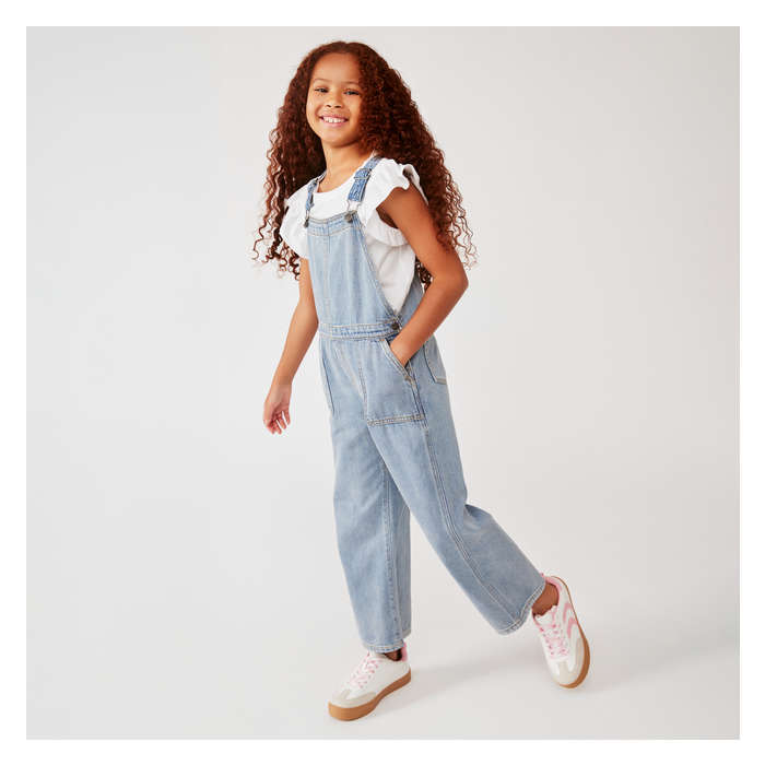 Kid Girls' Denim Overall